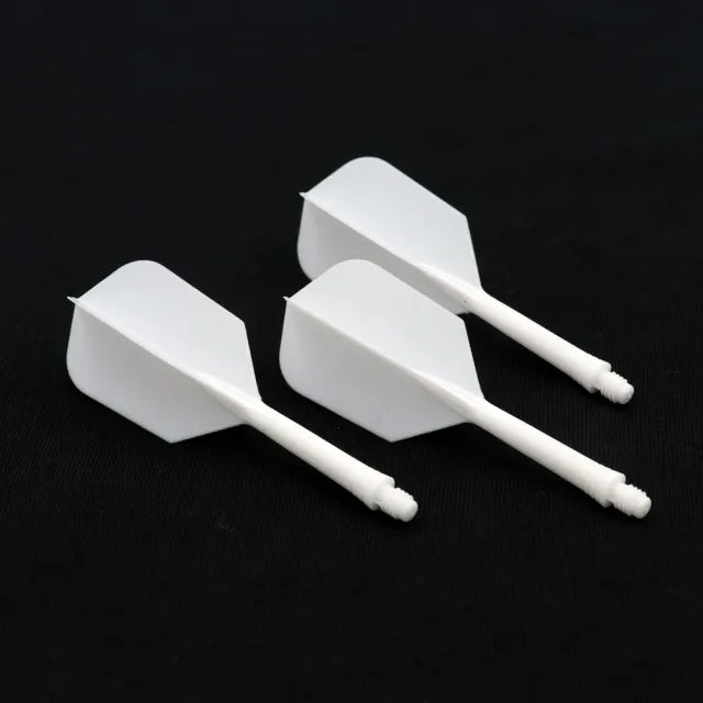 CUESOUL ROST AK5 Integrated Dart Shaft & Flight - Slim Shape - Medium - White