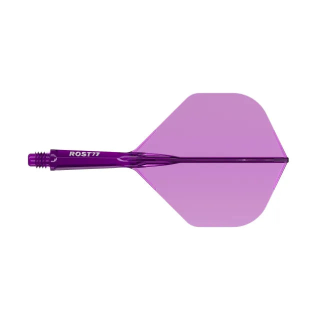CUESOUL ROST 77 Integrated Dart Shaft & Flight - Big Standard Shape - Medium - Transparent O/P/R