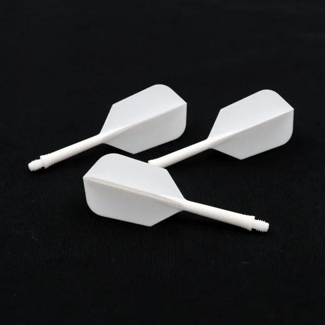 CUESOUL ROST AK5 Integrated Dart Shaft & Flight - Slim Shape - Medium - White