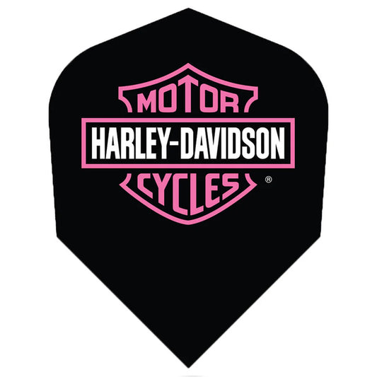 Harley-Davidson Pink Bar & Shield Dart Flights - Shape