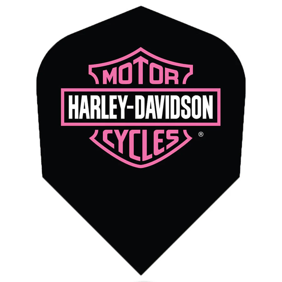 Harley-Davidson Pink Bar & Shield Dart Flights - Shape