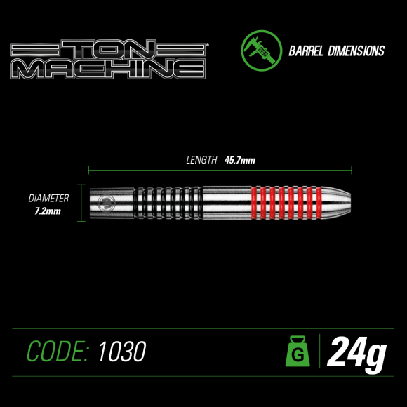 Ton Machine 24 gram 80% Tungsten alloy