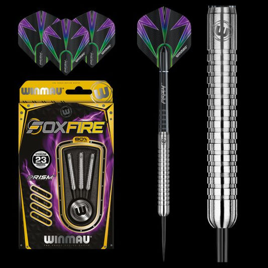 Winmau Foxfire Steel Tip Dart Set 23 gram 80% Tungsten alloy