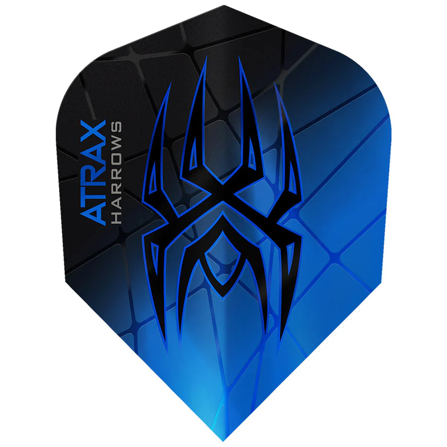 Harrows Atrax Blue/Black Standard Dart Flights