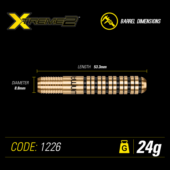 Xtreme2 - 24 gram Brass
