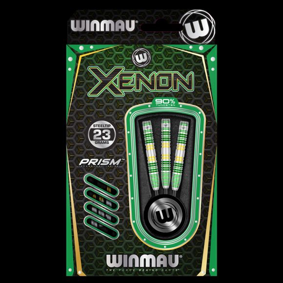 Winmau Xenon Steel Tip Dart Set 23 gram 90% Tungsten Alloy