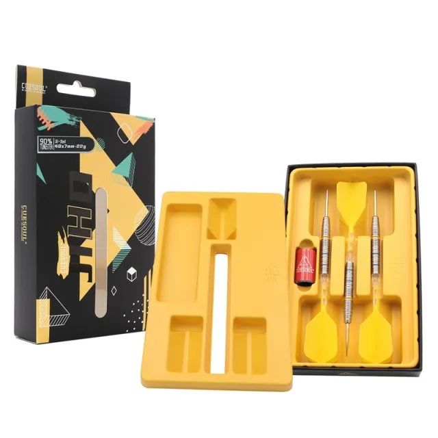 CUESOUL JIHO S6 22 gram 90% Tungsten Steel Tip Dart Set w/ ROST T19 Flight