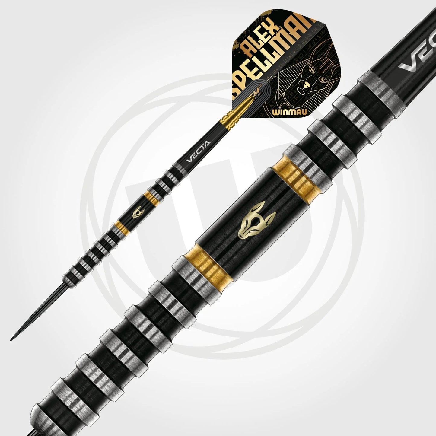 Winmau Alex Spellman Steel Tip Darts 22g 90% Tungsten Alloy