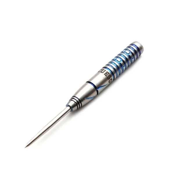 CUESOUL Blue Gem Stone 22 gram 90% Tungsten Steel Tip Dart Set w/ ROST Flights