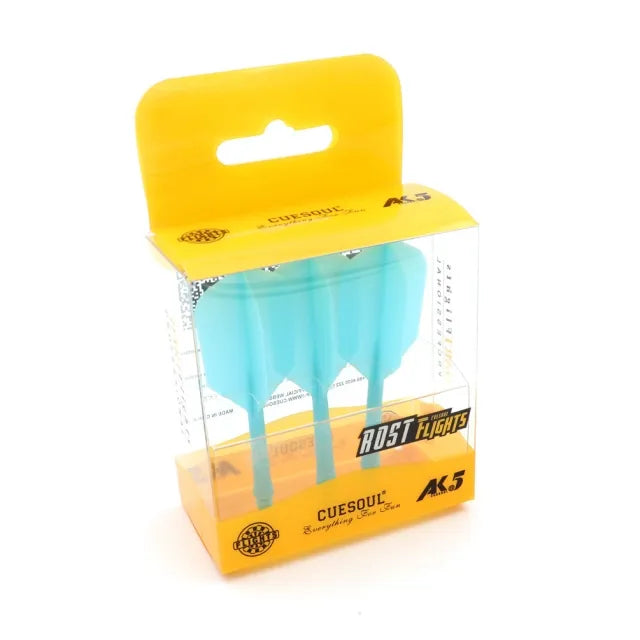 CUESOUL ROST AK5 Integrated Dart Shaft & Flight - Slim Shape - Medium - Blue
