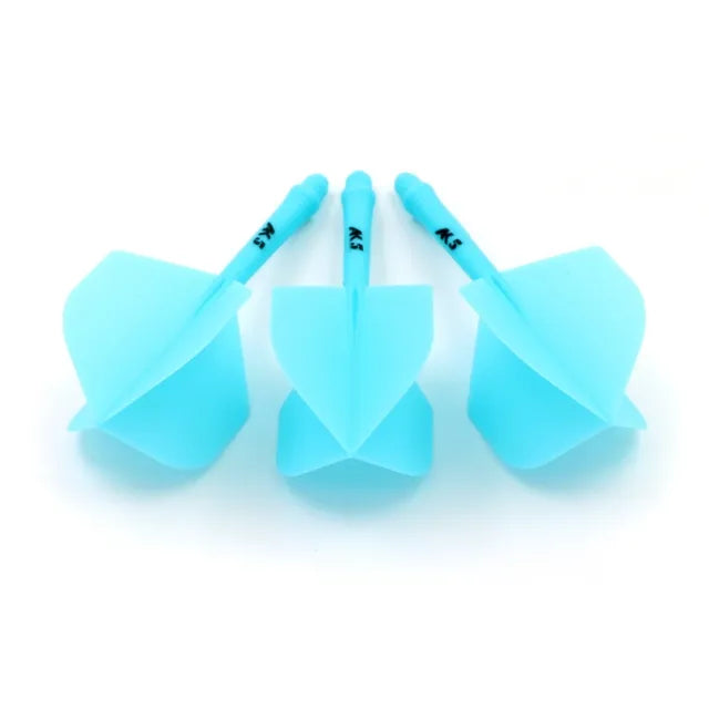 CUESOUL ROST AK5 Integrated Dart Shaft & Flight - Standard Shape - Long - Blue