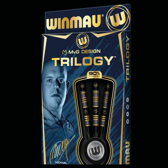 MvG (Michael Van Gerwen) Trilogy 18 gram barrel/20 gram full 90% Tungsten alloy SOFT TIP