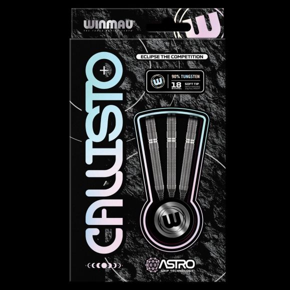 Winmau Callisto 1 SOFT TIP Dart Set 20 gram 90% Tungsten Alloy