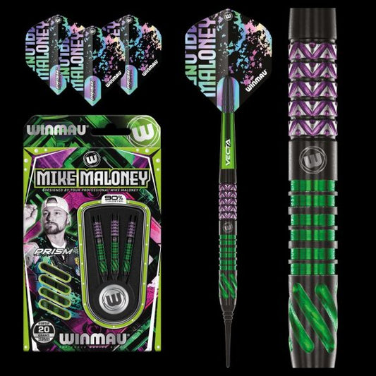 Winmau Mike Maloney - 20 gram 90% Tungsten alloy SOFT TIP