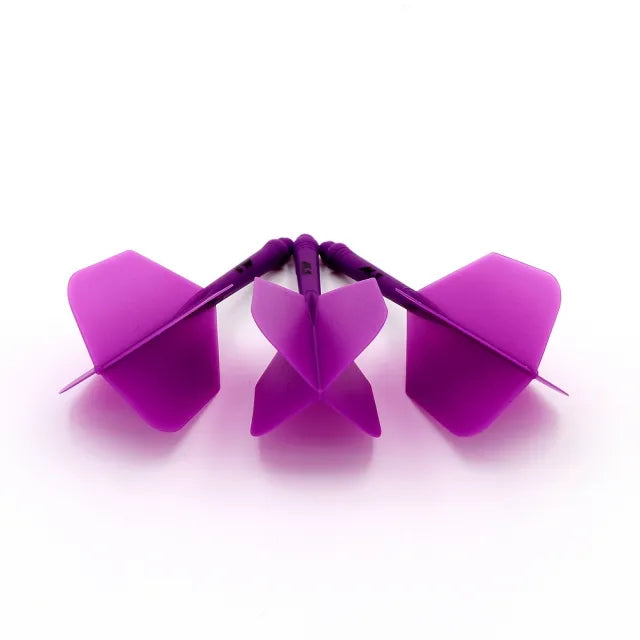 CUESOUL ROST AK5 Integrated Dart Shaft & Flight - Big Wing Shape - Short - Purple