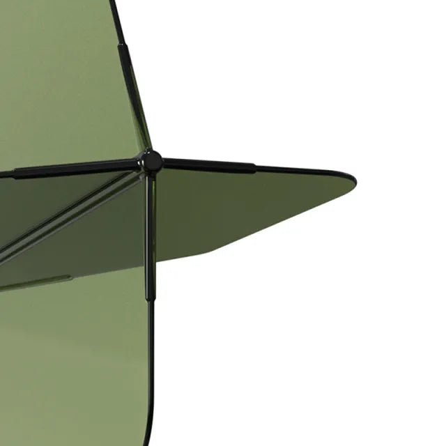 CUESOUL ROST 77 Integrated Dart Shaft & Flight - Big Wing Shape - Medium - Transparent Dark Green