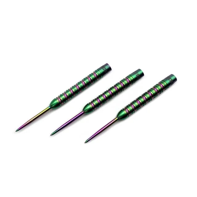 CUESOUL Green Gem Stone 21 gram 90% Tungsten Steel Tip Dart Set w/ ROST Flights