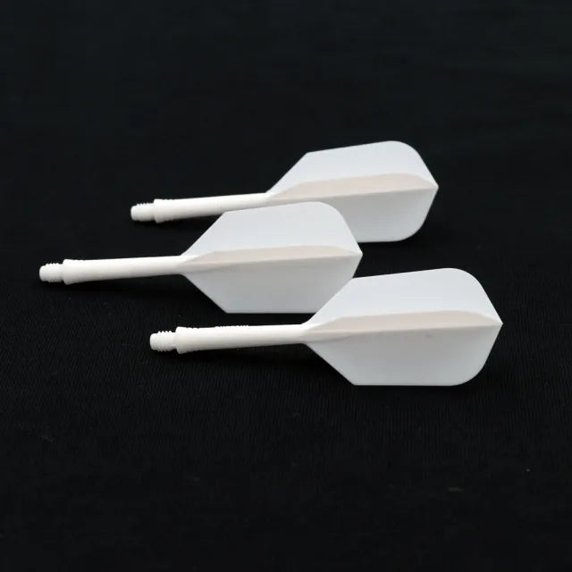 CUESOUL ROST AK5 Integrated Dart Shaft & Flight - Slim Shape - Medium - White