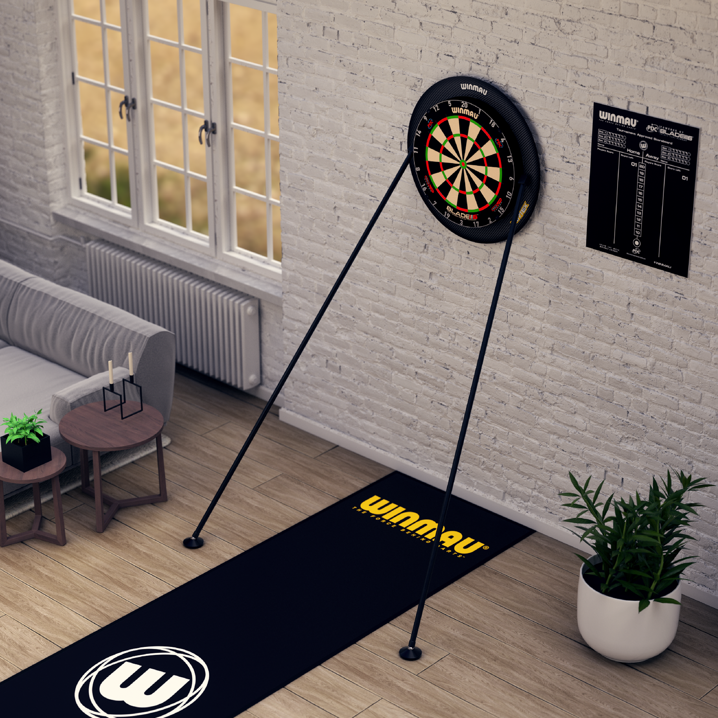 Winmau Vertex Portable Dartboard Stand