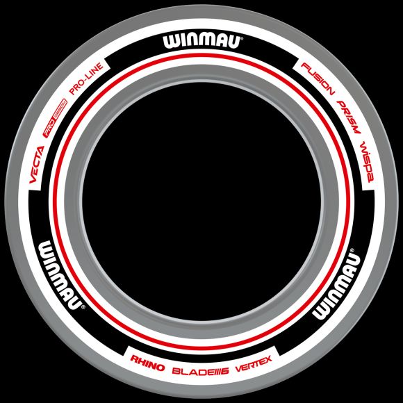 Winmau Advance White/Red Surround