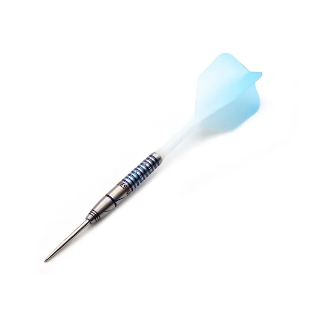 CUESOUL Blue Gem Stone 22 gram 90% Tungsten Steel Tip Dart Set w/ ROST Flights