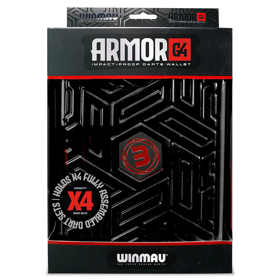Winmau Armor G4 Black Dart Wallet Case