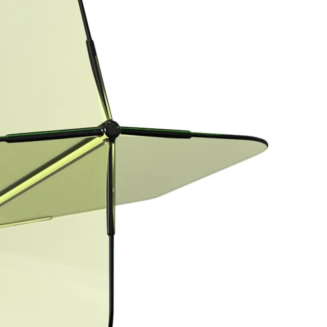 CUESOUL ROST 77 Integrated Dart Shaft & Flight - Big Wing Shape - Long - Transparent Green