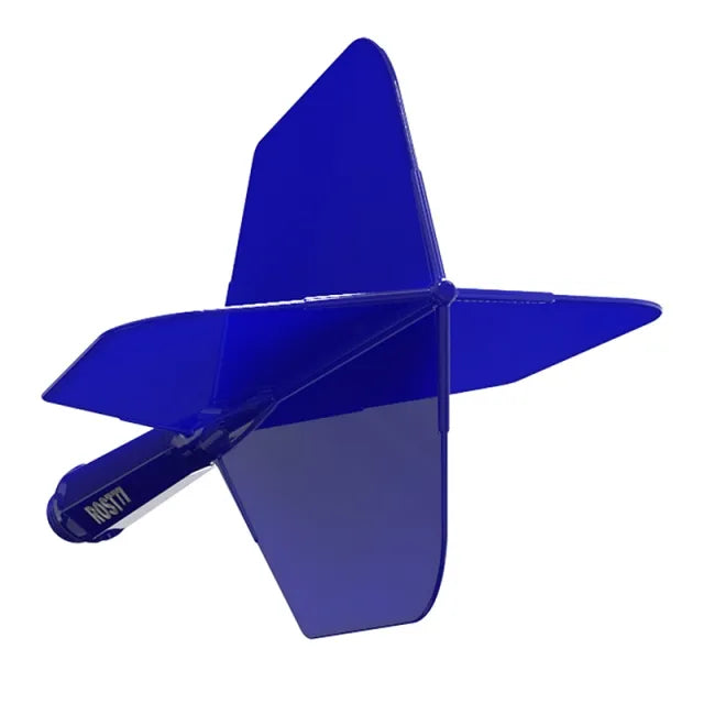 CUESOUL ROST 77 Integrated Dart Shaft & Flight - Big Wing Shape - Medium - Blue