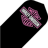 Harley-Davidson Pink Bar & Shield Dart Flights - Slim