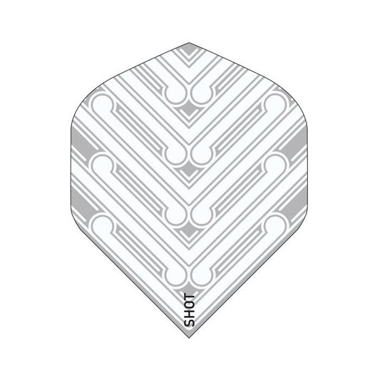 Shot Manu White Dart Flight Set-Standard