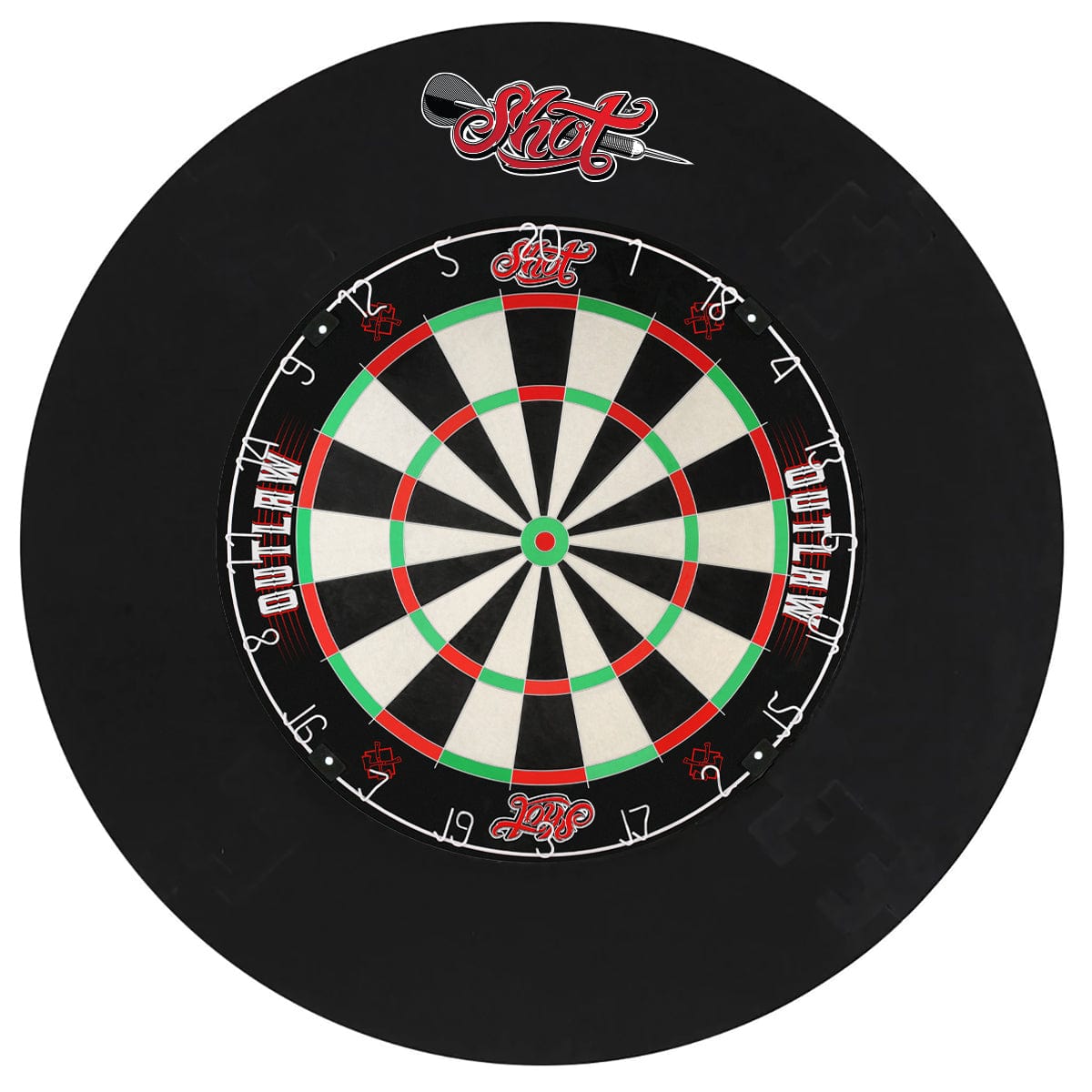 Shot Outlaw Tournament Dartboard Set