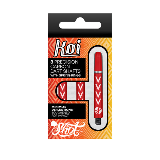 Shot Koi Carbon Dart Shaft-Michael Smith Red-In Between