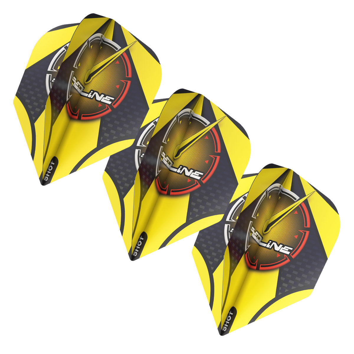 Shot Redline G1ZM0 Dart Flight Set Small Standard
