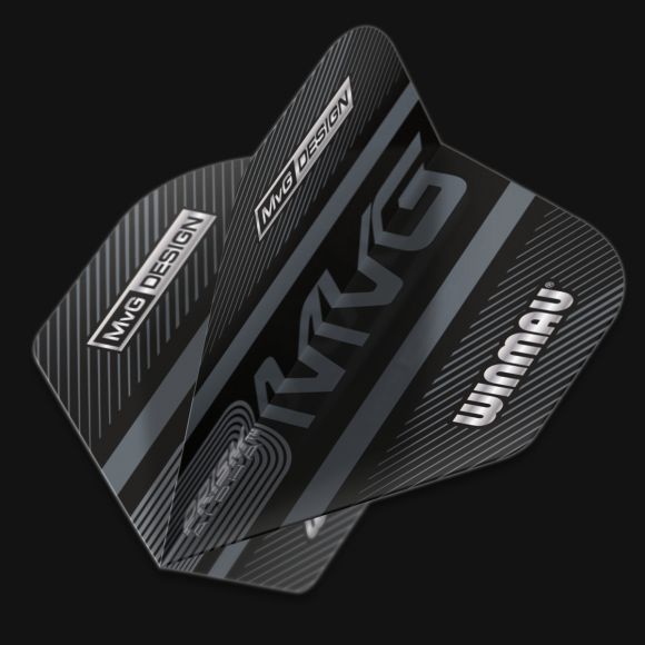 Prism Alpha MvG (Michael Van Gerwen) 2021 Black & Grey Extra Thick