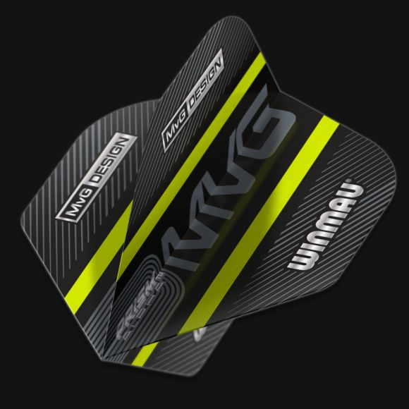 Prism Alpha MvG (Michael Van Gerwen) 2021 Black & Green Extra Thick