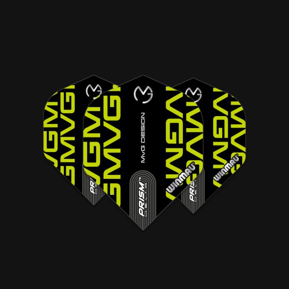 Prism Delta MvG (Michael Van Gerwen) 2021 Black Print Extra Thick