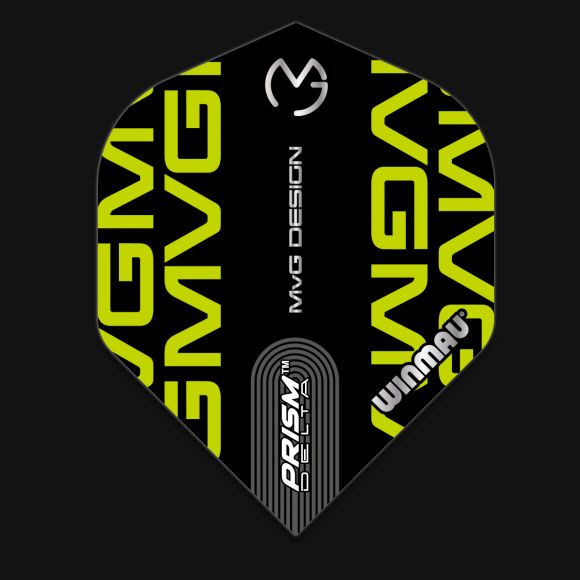 Prism Delta MvG (Michael Van Gerwen) 2021 Black Print Extra Thick