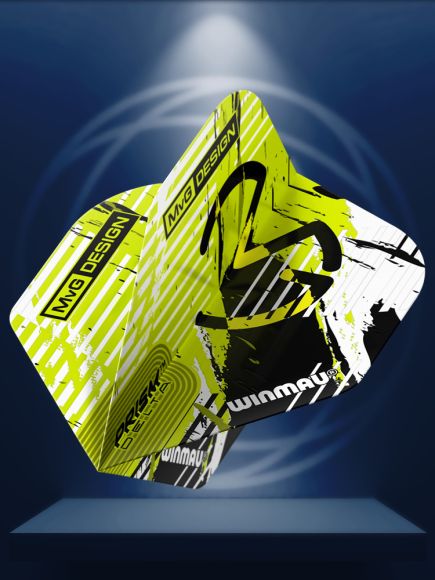 Prism Delta MvG (Michael Van Gerwen) Green & Black Stripe Extra Thick