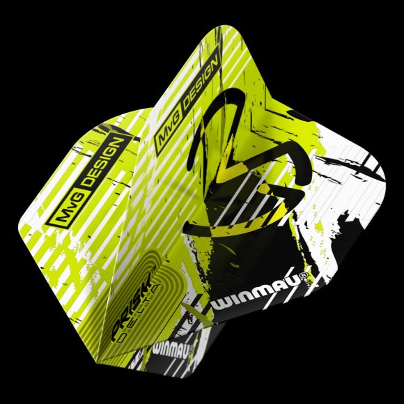 Prism Delta MvG (Michael Van Gerwen) Green & Black Stripe Extra Thick