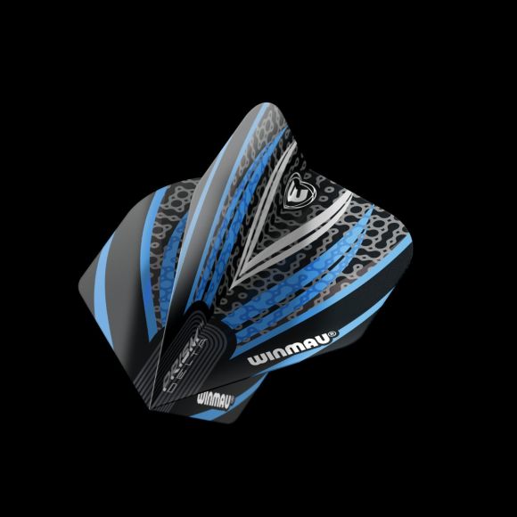 Winmau Prism Delta Black, White & Blue Extra Thick Flights