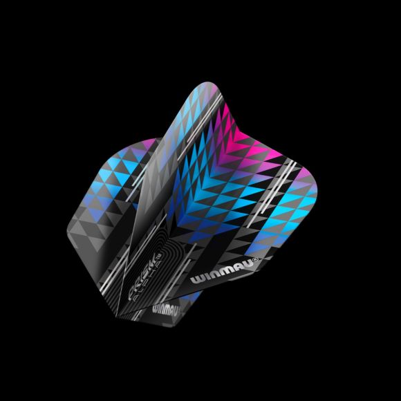 Winmau Prism Alpha Black, Purple & Blue #6 Standard Extra Thick Flights