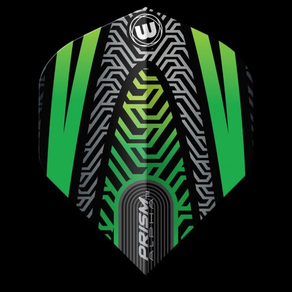 Winmau Prism Alpha Black & Green Extra Thick