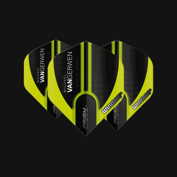 Prism Alpha MvG (Michael Van Gerwen) Green & Black Extra Thick