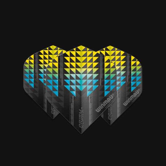 Prism Alpha Triangles Black & Yellow Extra Thick