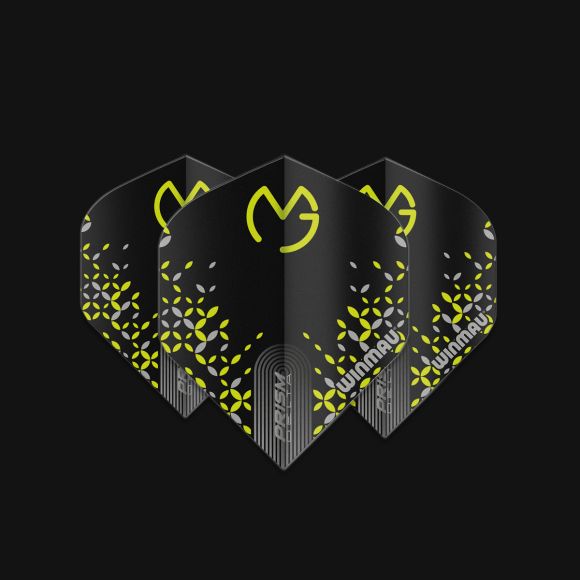 Prism Delta MvG (Michael Van Gerwen) Black, Green & Grey Extra Thick