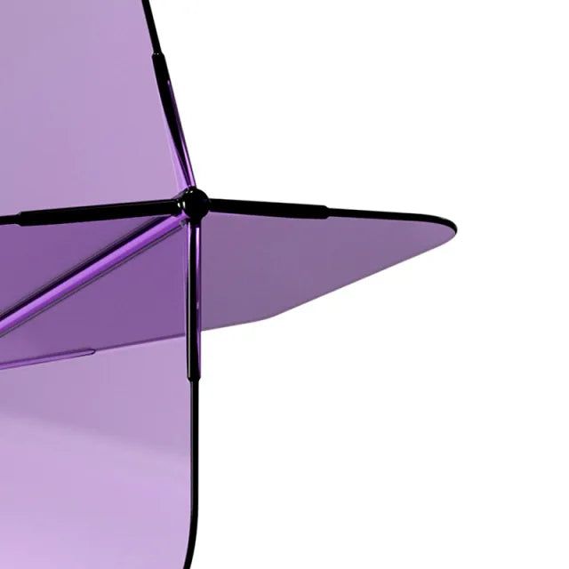 CUESOUL ROST 77 Integrated Dart Shaft & Flight - Big Wing Shape - Short - Transparent Purple