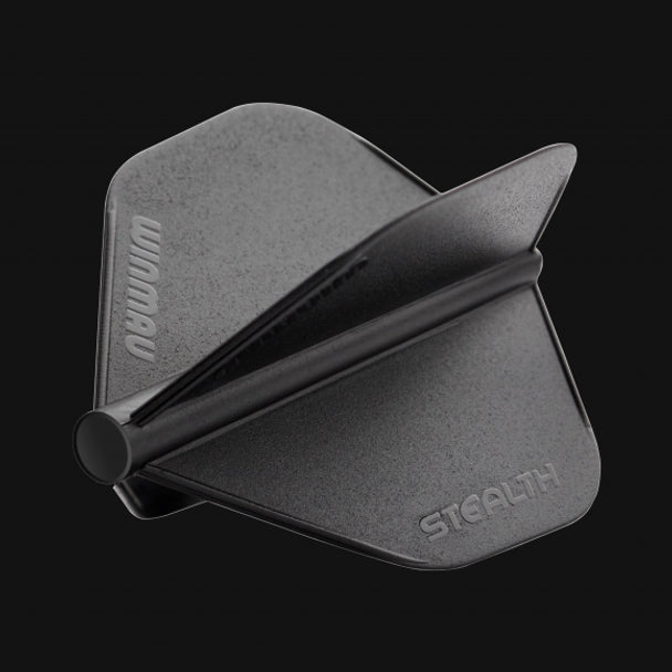 Winmau Stealth Standard 150 Micron Molded Flight - Black