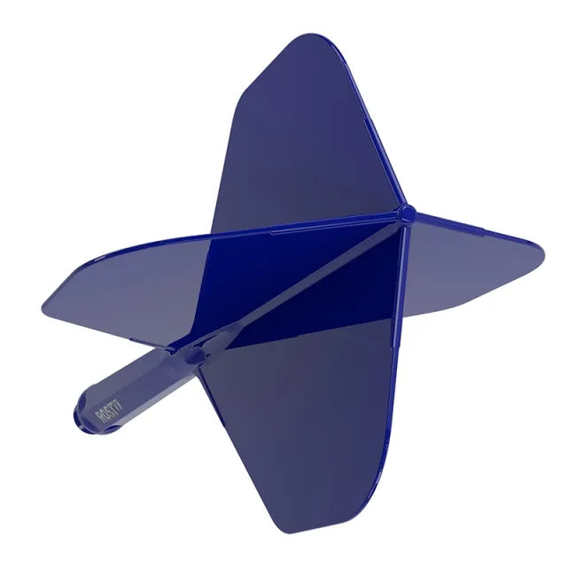 CUESOUL ROST 77 Integrated Dart Shaft & Flight - Big Standard Shape - Medium - Solid Blue