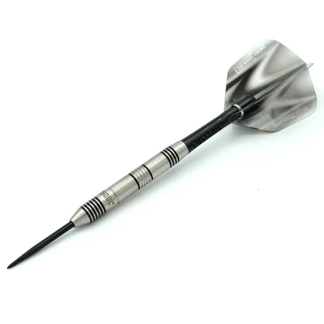CUESOUL Glory 22 gram Black Lines & Black Shaft 85% Tungsten Steel Tip Dart Set