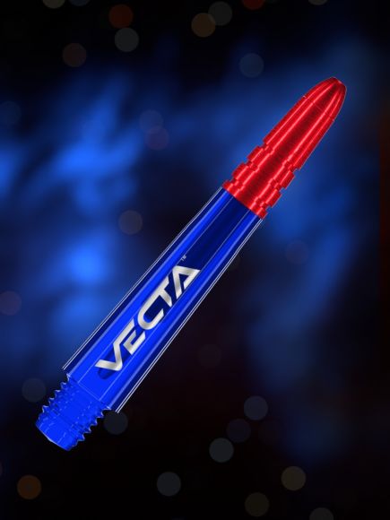 Winmau Vecta Blue & Red Short Shafts